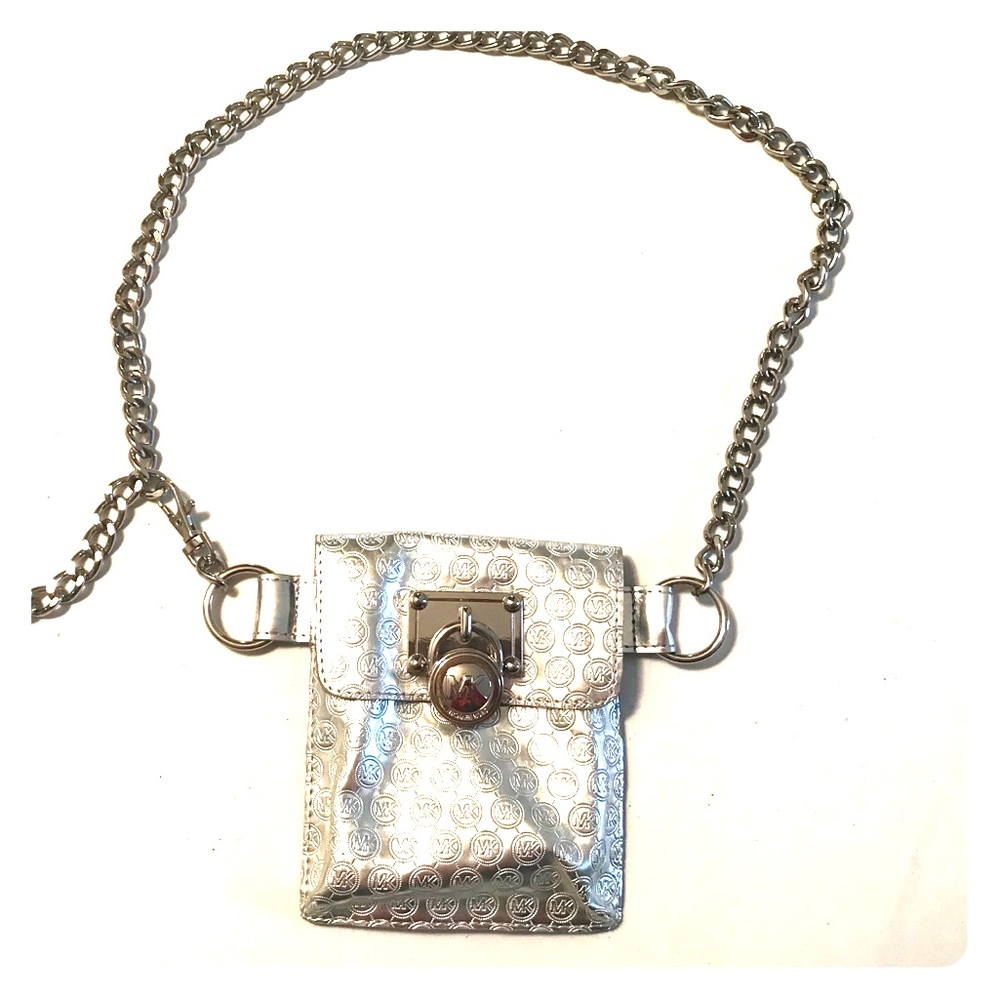 NWOT - Metallic Michael Kors Belt bag